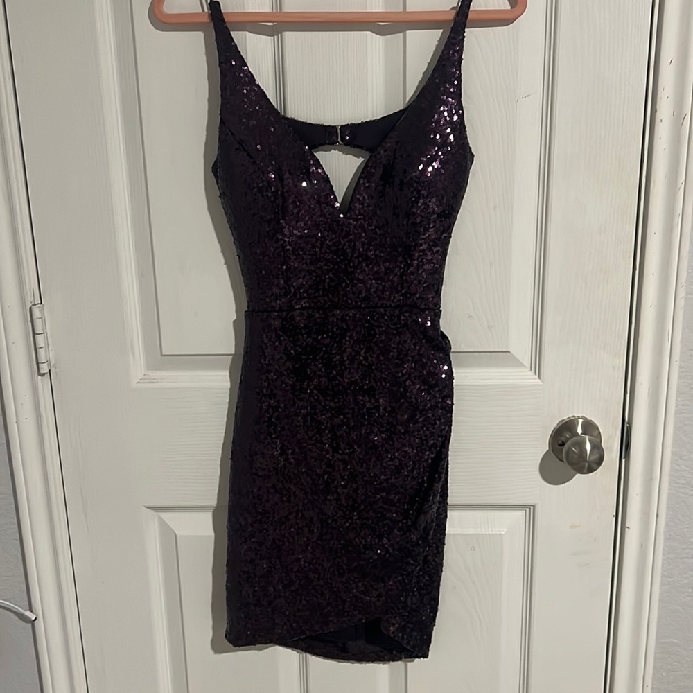 Purple homecoming/cocktail dress no damage